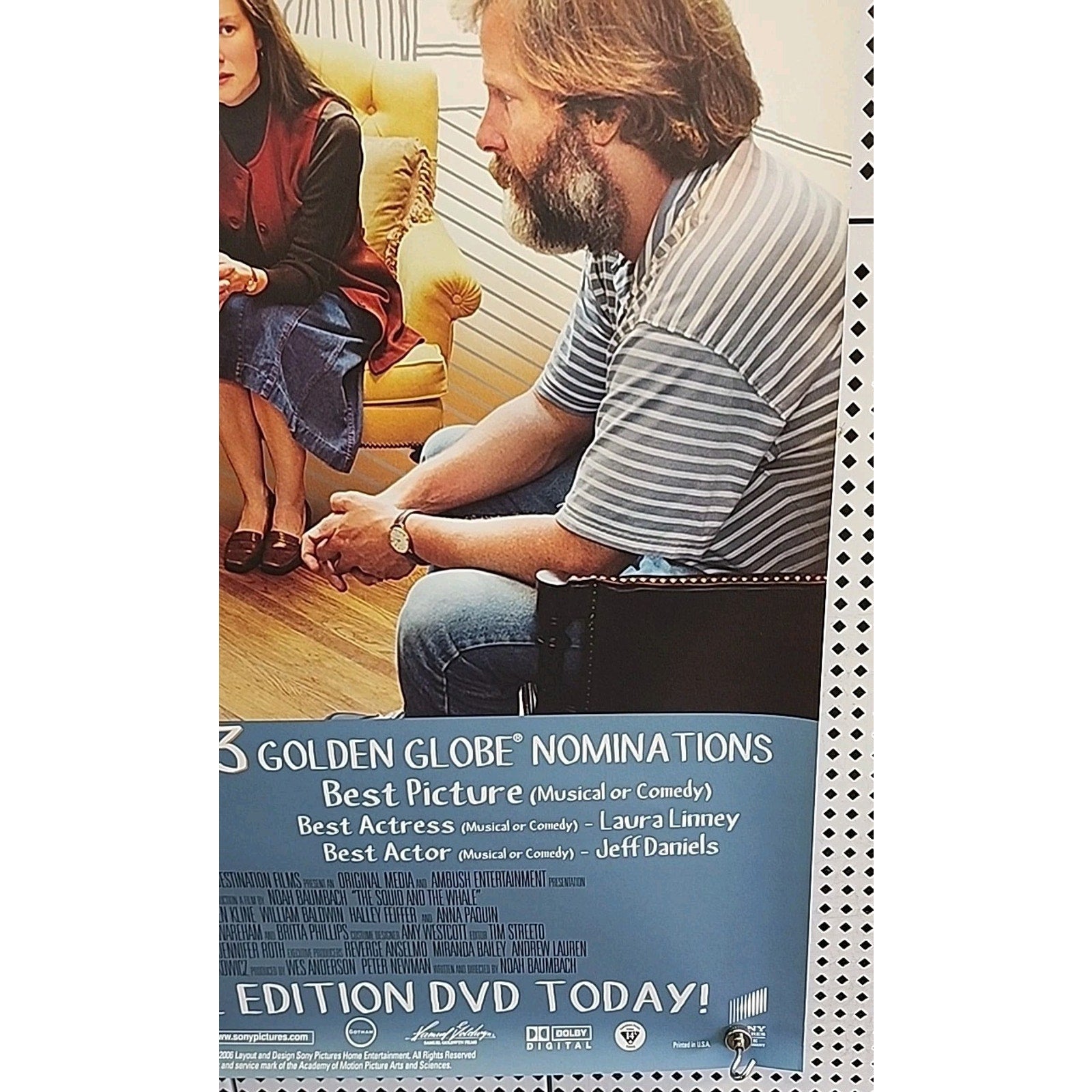 The Squid And The Whale - 27x40 S/S Original Movie Poster One Sheet 2005