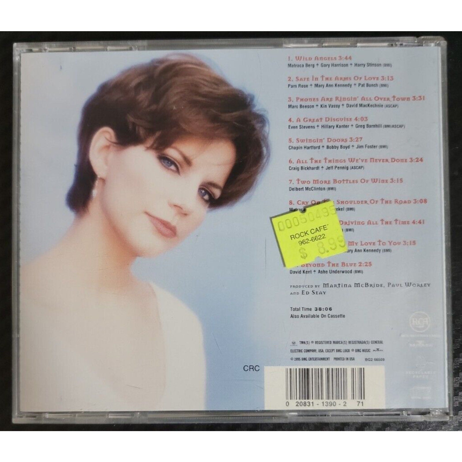 Martina McBride - Wild Angels (CD, 1995)
