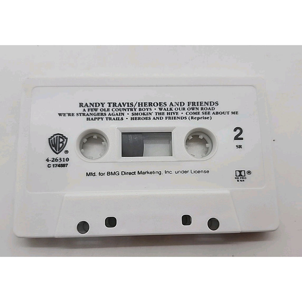 Heroes and Friends by Randy Travis (Cassette, Sep-1990, Warner Bros.)