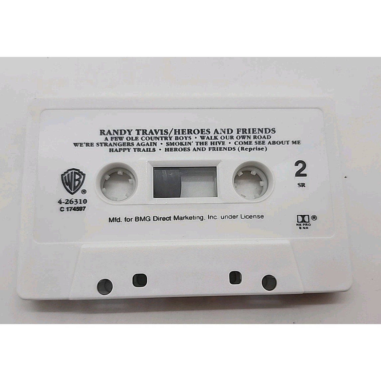 Heroes and Friends by Randy Travis (Cassette, Sep-1990, Warner Bros.)
