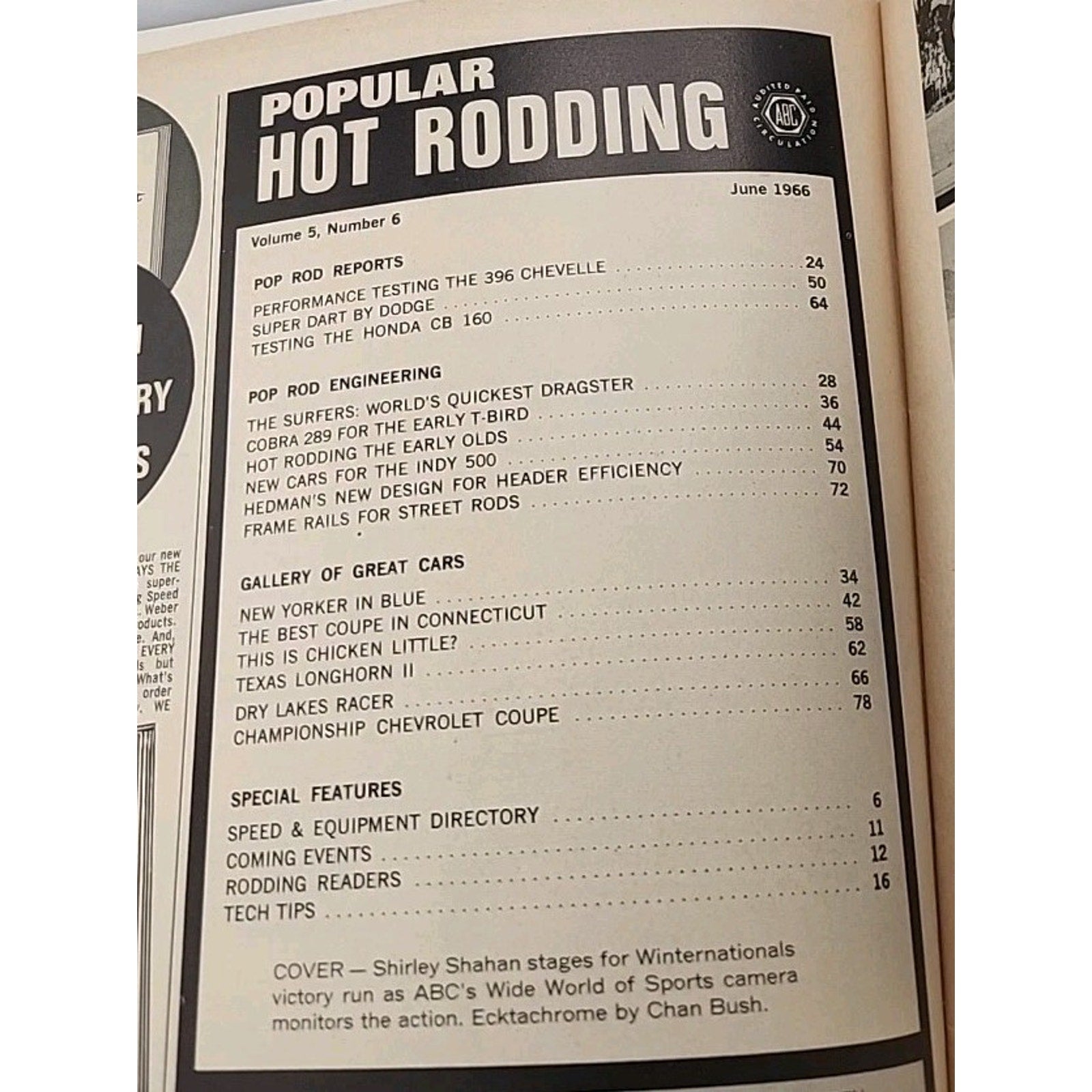 Popular Hot Rodding Magazine June 1966