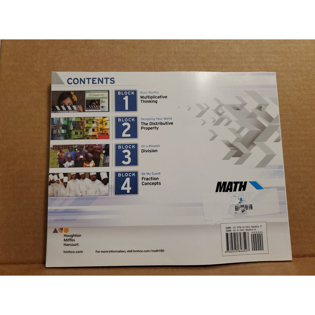 Math 180 mSpace Course I Volume 1 2014 Paperback 9780545848527
