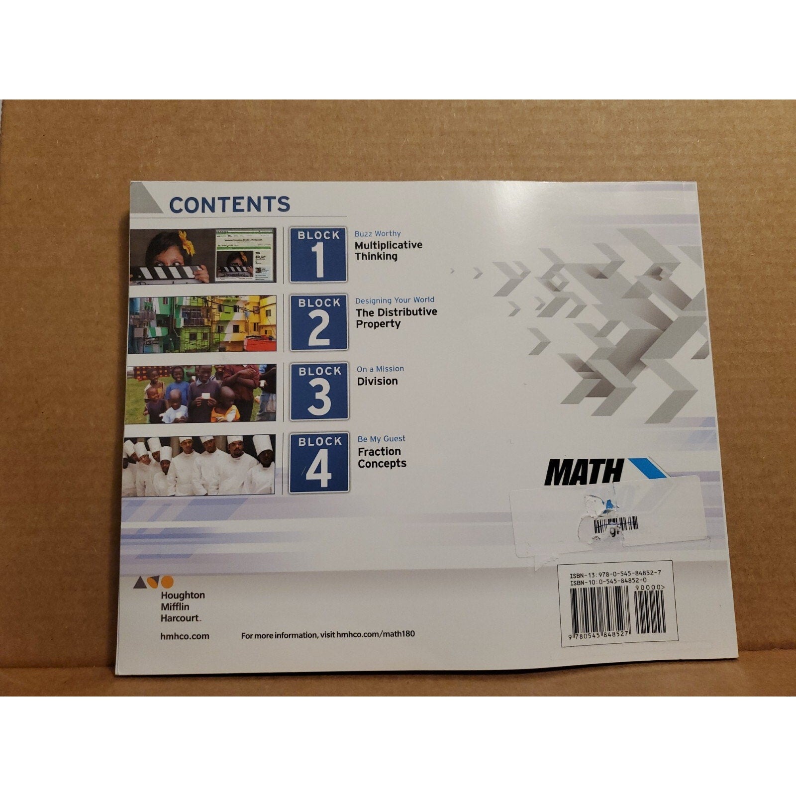 Math 180 mSpace Course I Volume 1 2014 Paperback 9780545848527