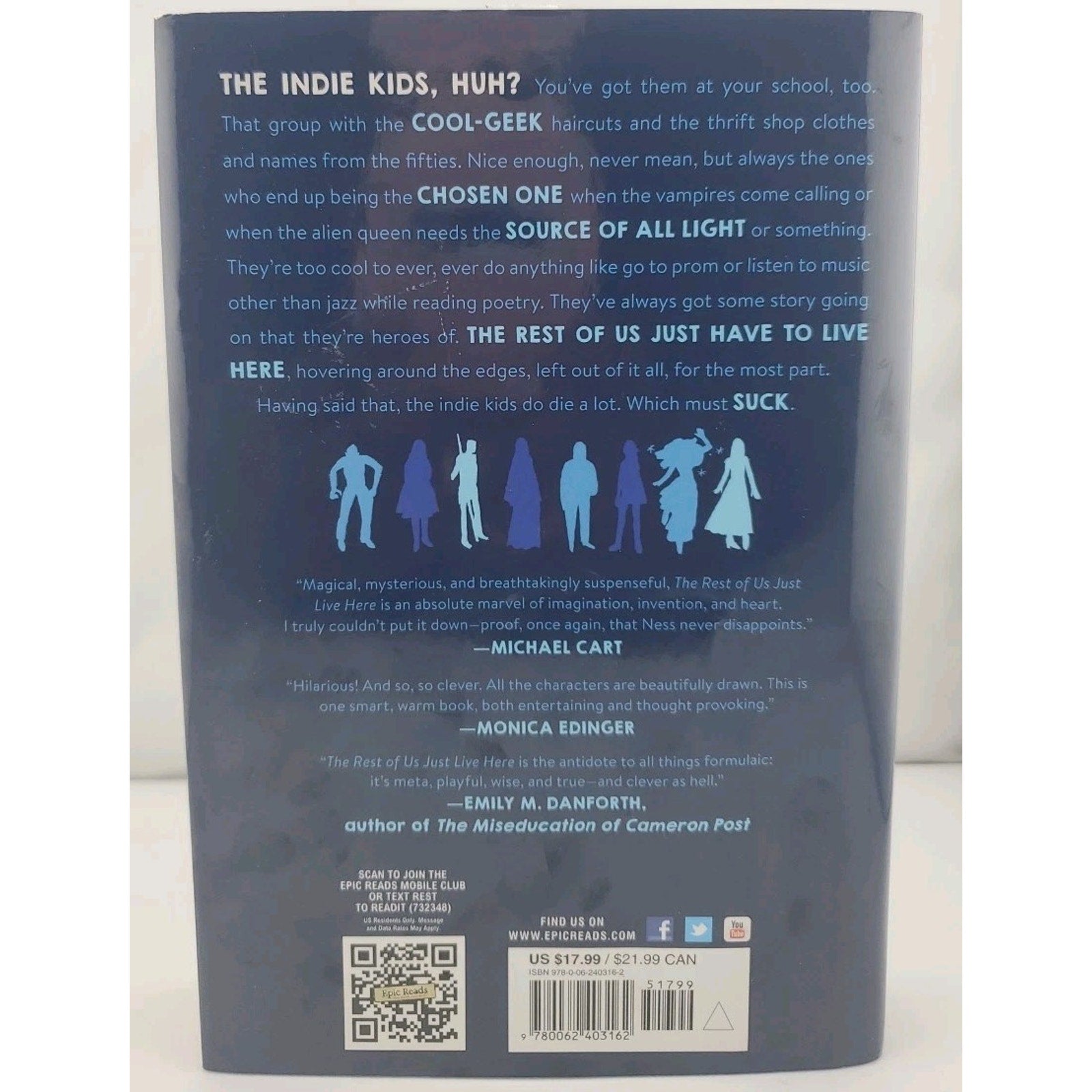 Rest of Us Just Live Here by Patrick Ness (2015, Hardcover)