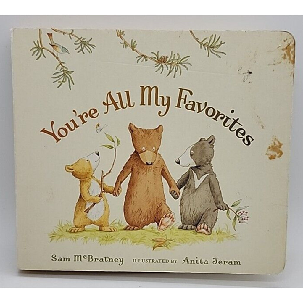 You're All My Favorites by Sam McBratney (2008, Children's Board Books)