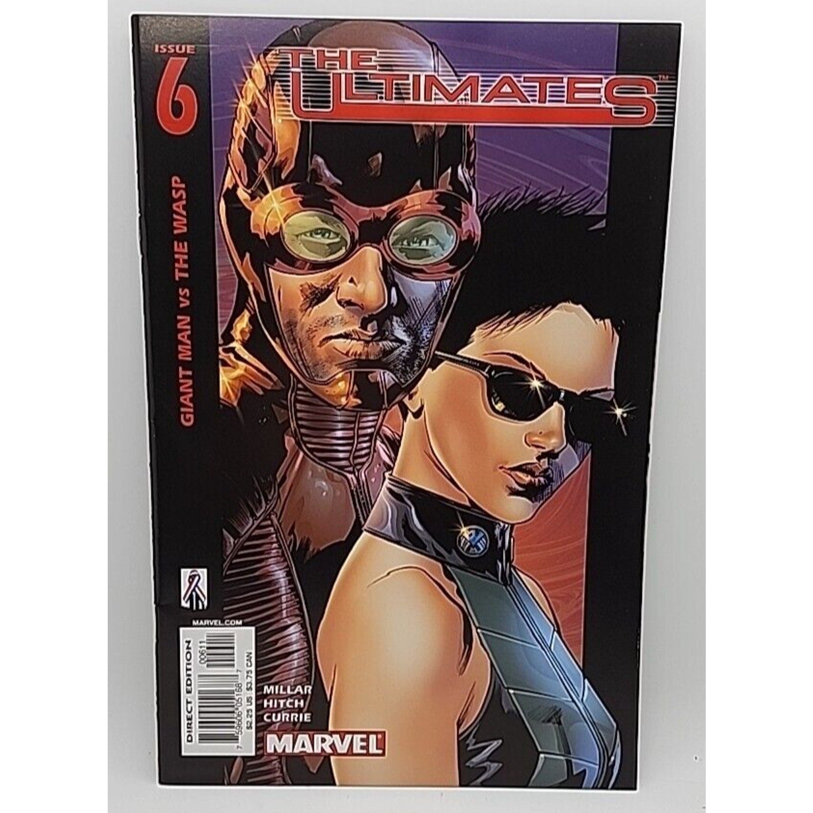Ultimates #6 Wasp Giant Man Avengers Marvel Comics 2002 Mark Millar Bryan Hitch
