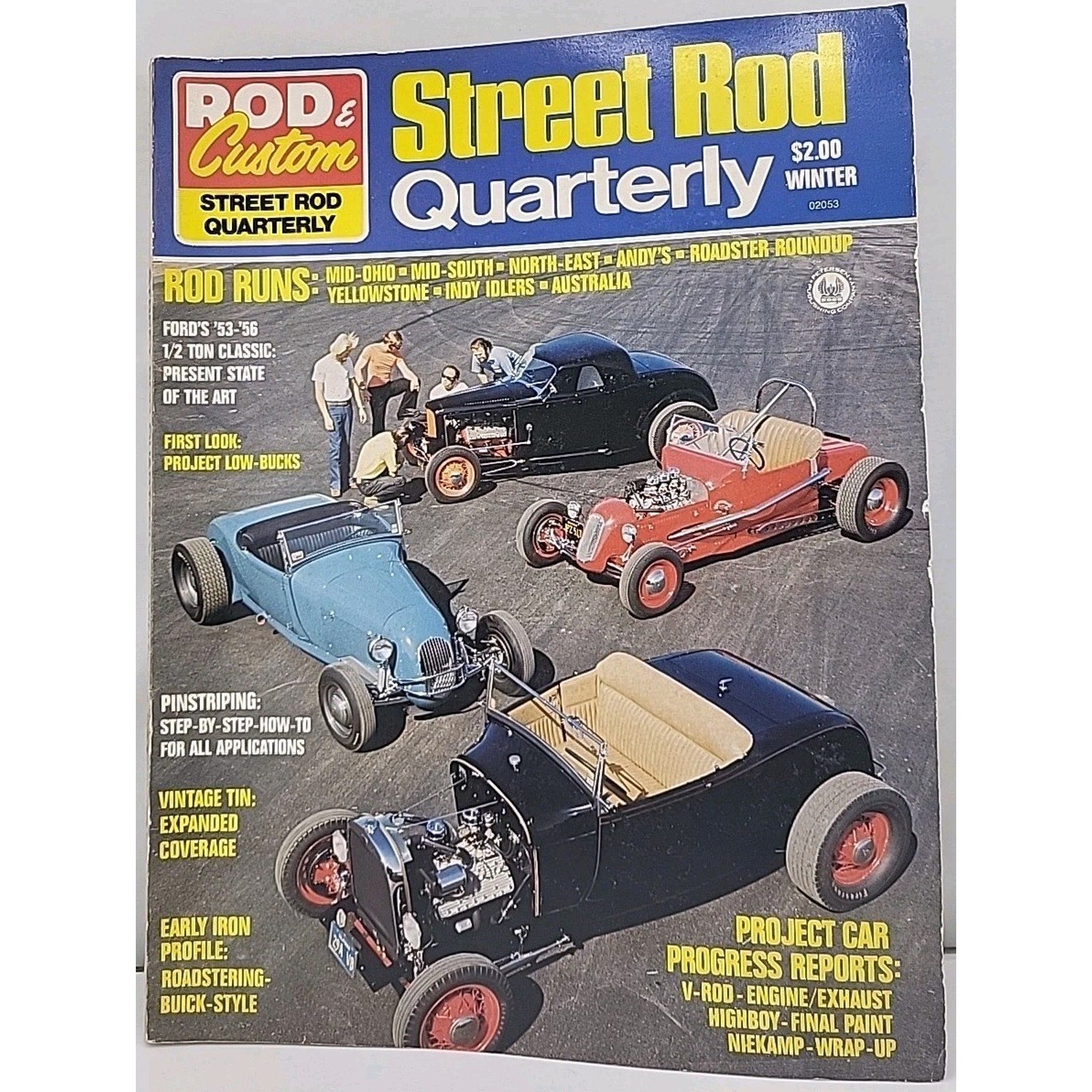 Rod & Custom Street Rod Quarterly Magazine - Winter 1971