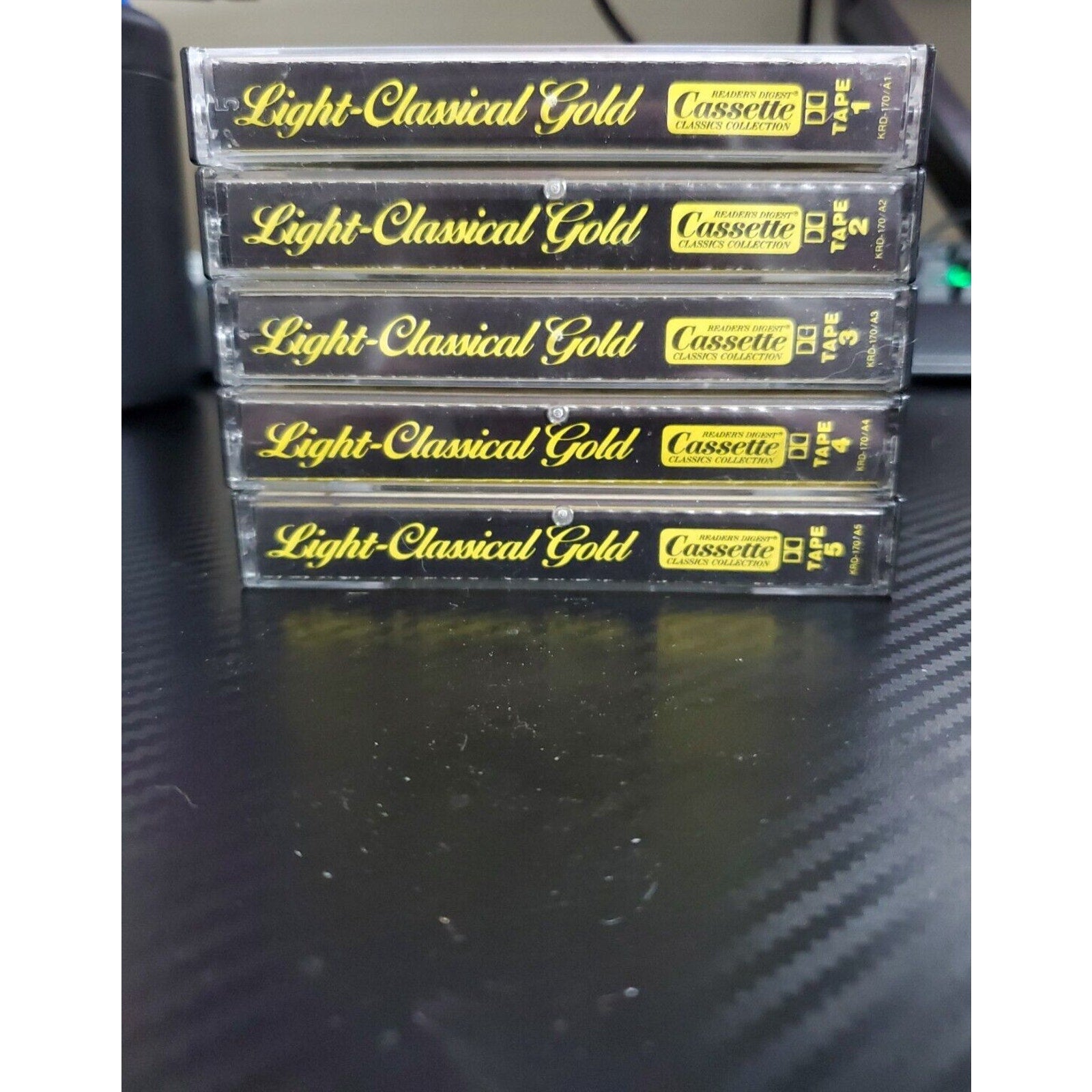 Light Classical Gold Cassette LOT of 5 Readers Digest *Tape 1 MISSING*