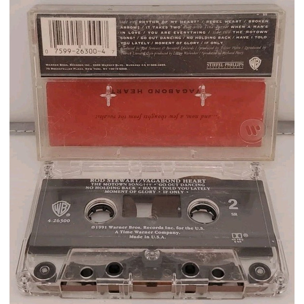 Vagabond Heart by Rod Stewart (Cassette, 1991)