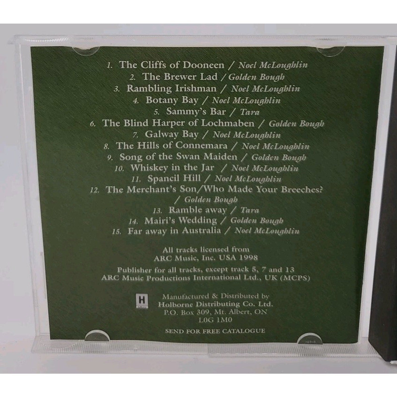 Famous Irish Ballads CD