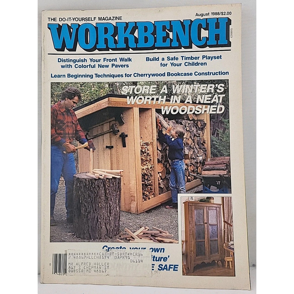 Workbench The Do-It-Yourself Magazine - August 1988 - Volume 44 Number 4
