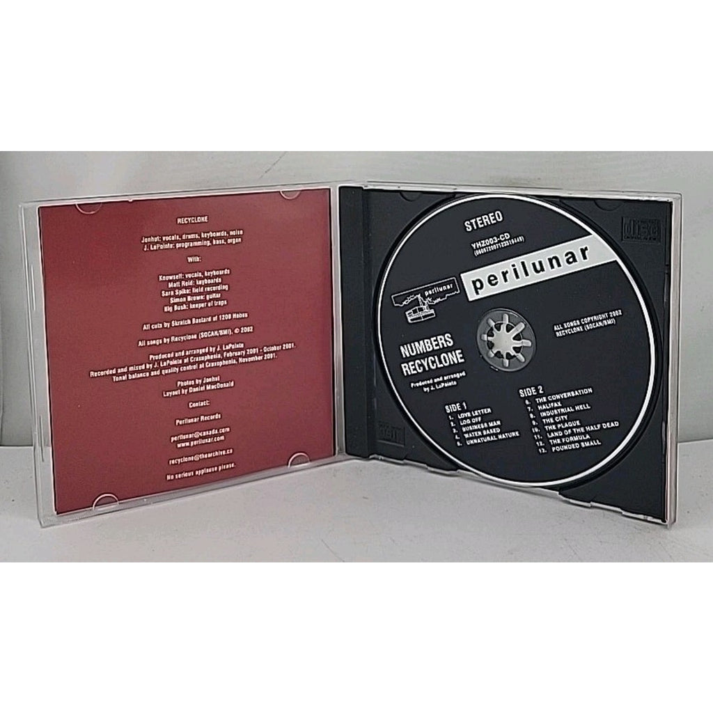 Numbers by Recyclone (CD, 2009, Perilunar)
