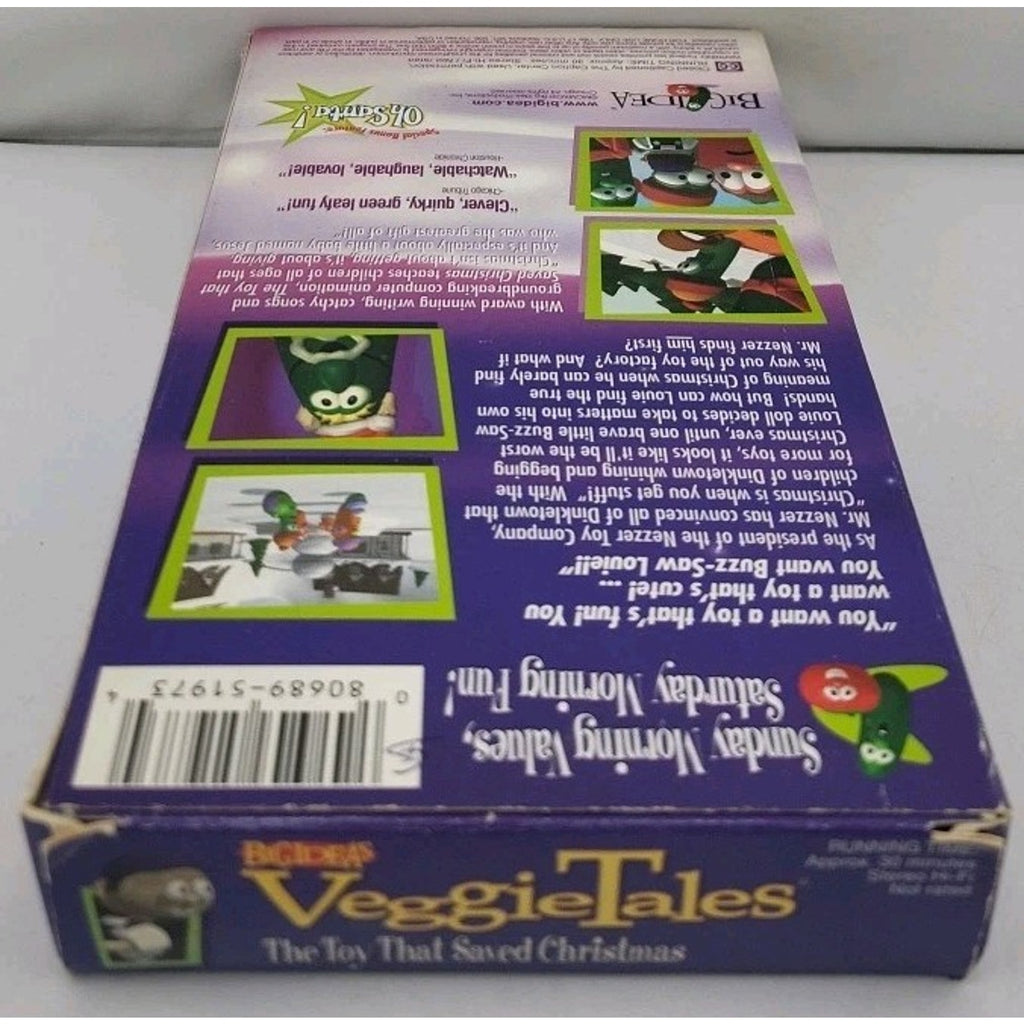 VeggieTales The Toy That Saved Christmas (VHS) 1998
