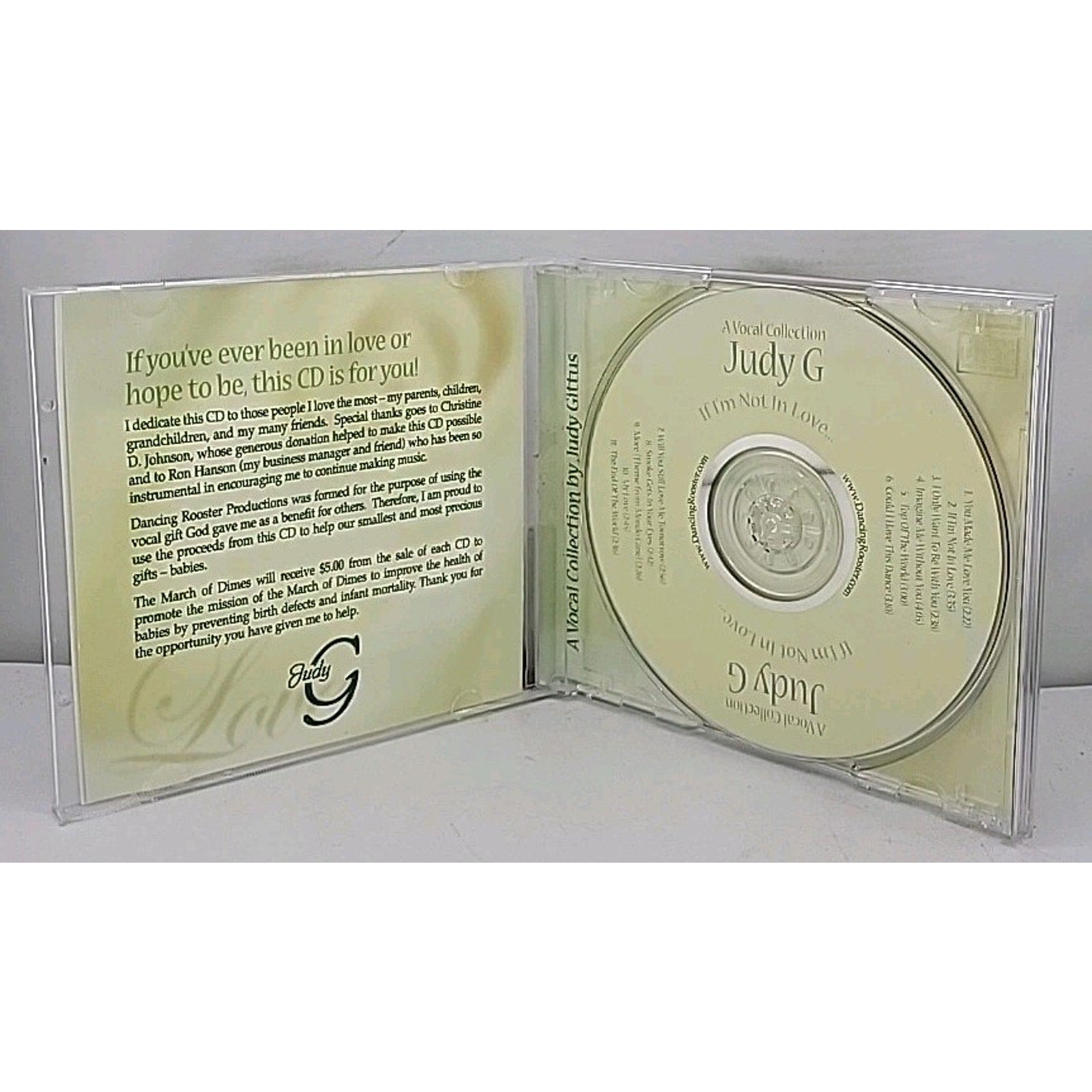 If I'm Not in Love by Judy Gittus (CD, 2002)