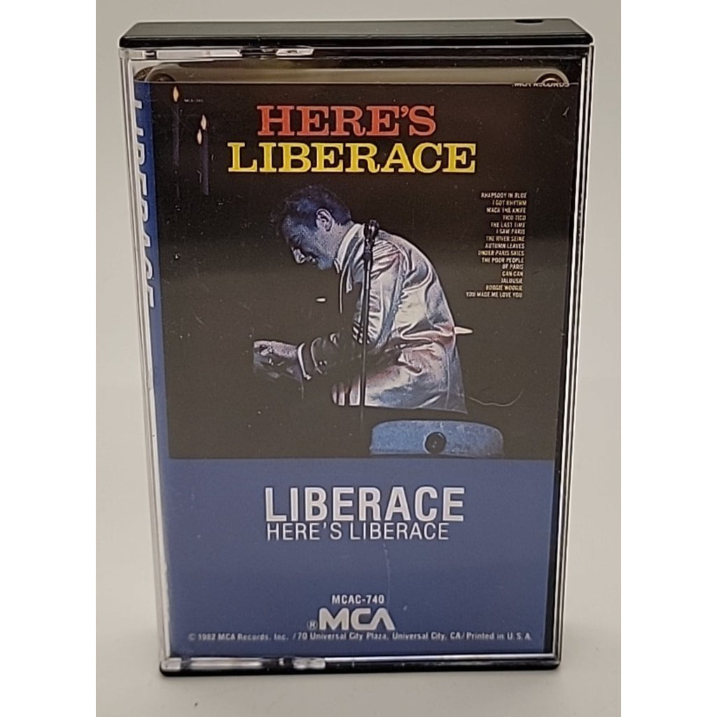 Here's Liberace by Liberace (Cassette, MCA)