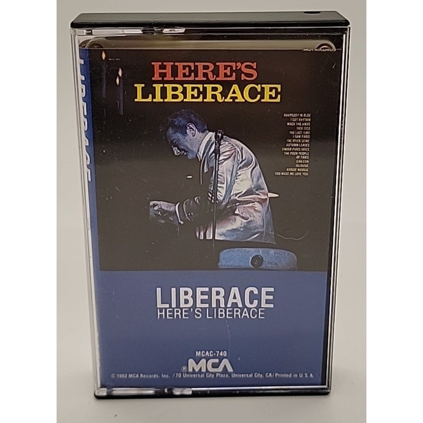 Here's Liberace by Liberace (Cassette, MCA)
