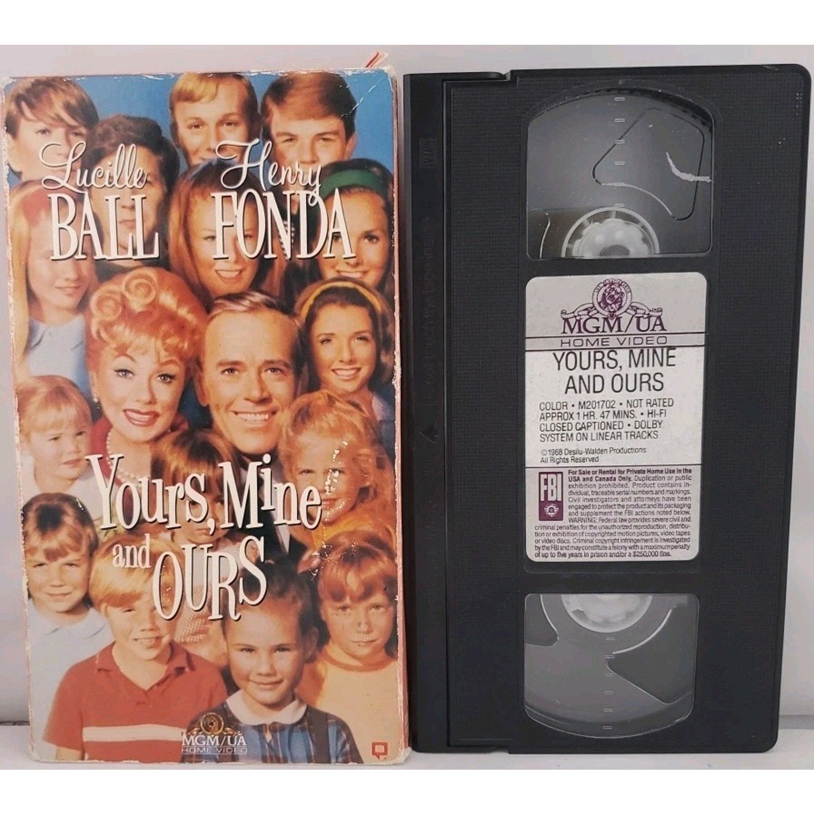 Yours, Mine and Ours (VHS, 1996)