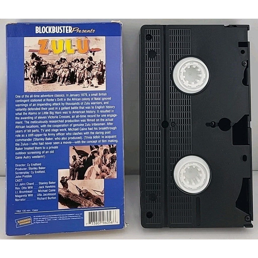 Blockbuster Presents Zulu (VHS, 1996)