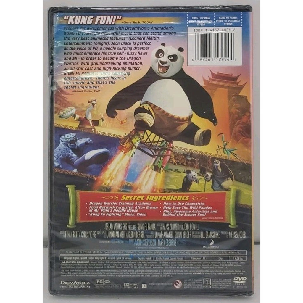 Kung Fu Panda (DVD, 2008) *Brand New*