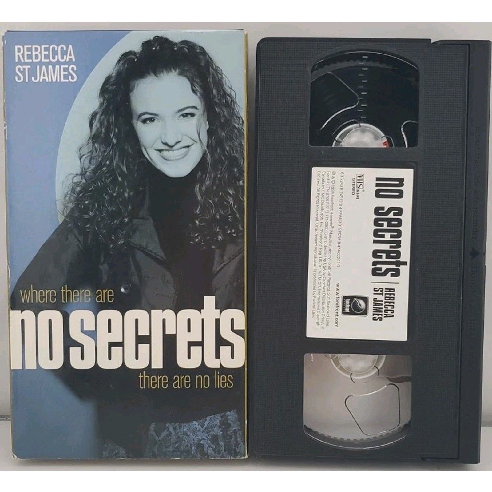 No Secrets by Rebecca St. James (VHS, Nov-1999, Forefront Records)