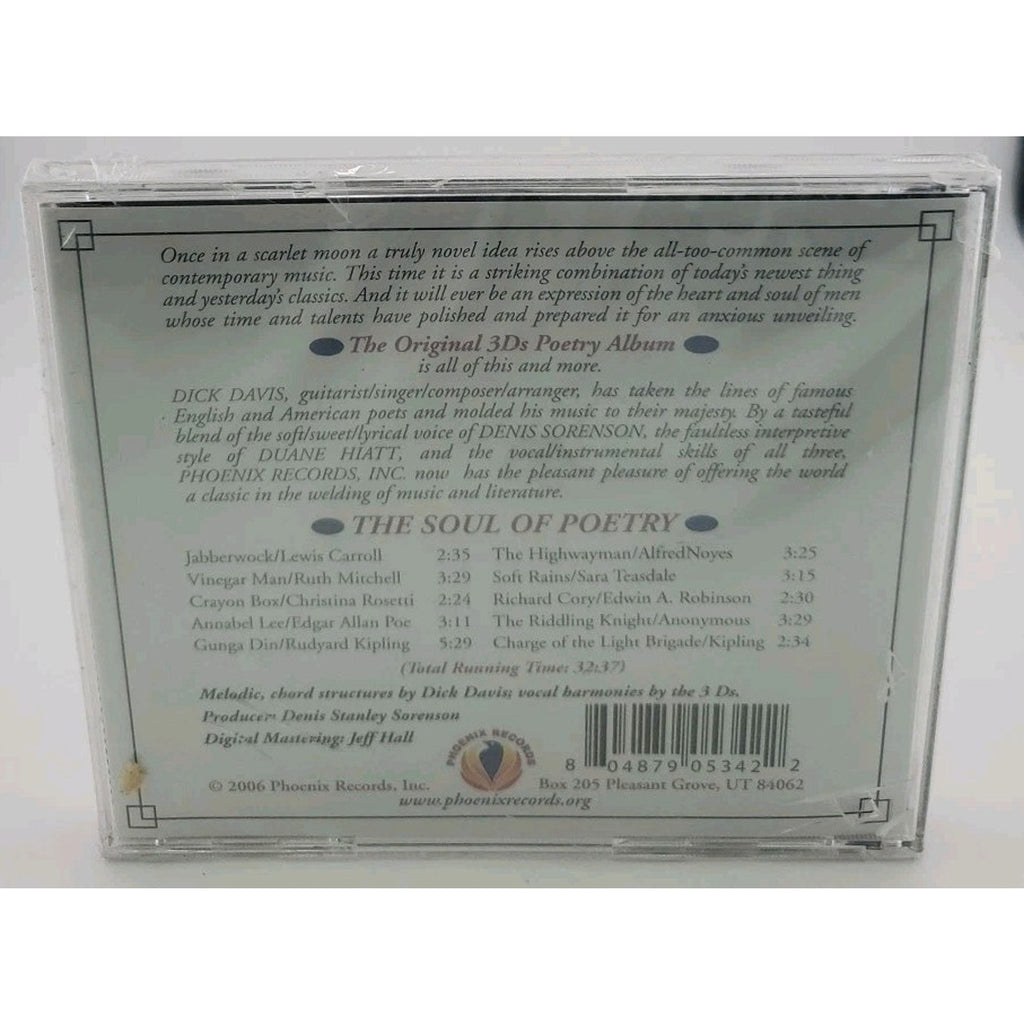 The Soul Of Poetry CD The Original 3D’s *Brand New*