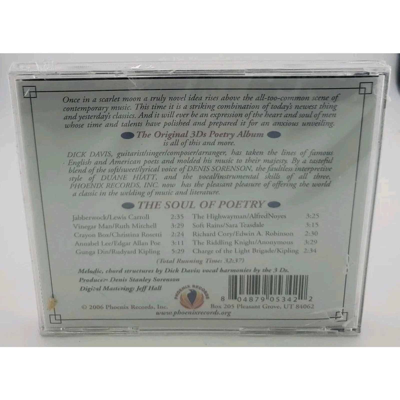 The Soul Of Poetry CD The Original 3D’s *Brand New*
