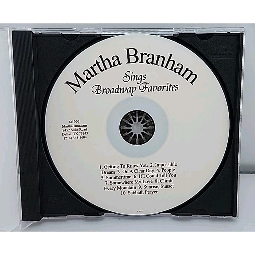 Martha Branham Sings Broadway Favorites (CD)