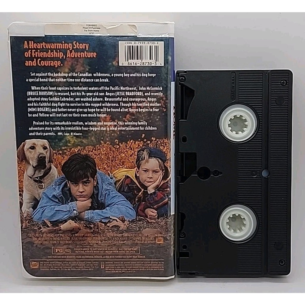 Far From Home: The Adventures of Yellow Dog (VHS, 1995)