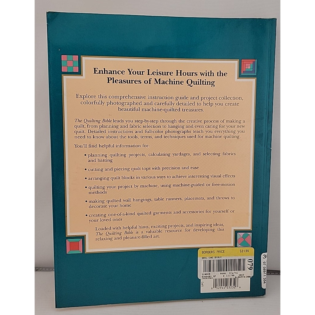 The Quilting Bible (Singer Sewing Reference Library) - Paperback