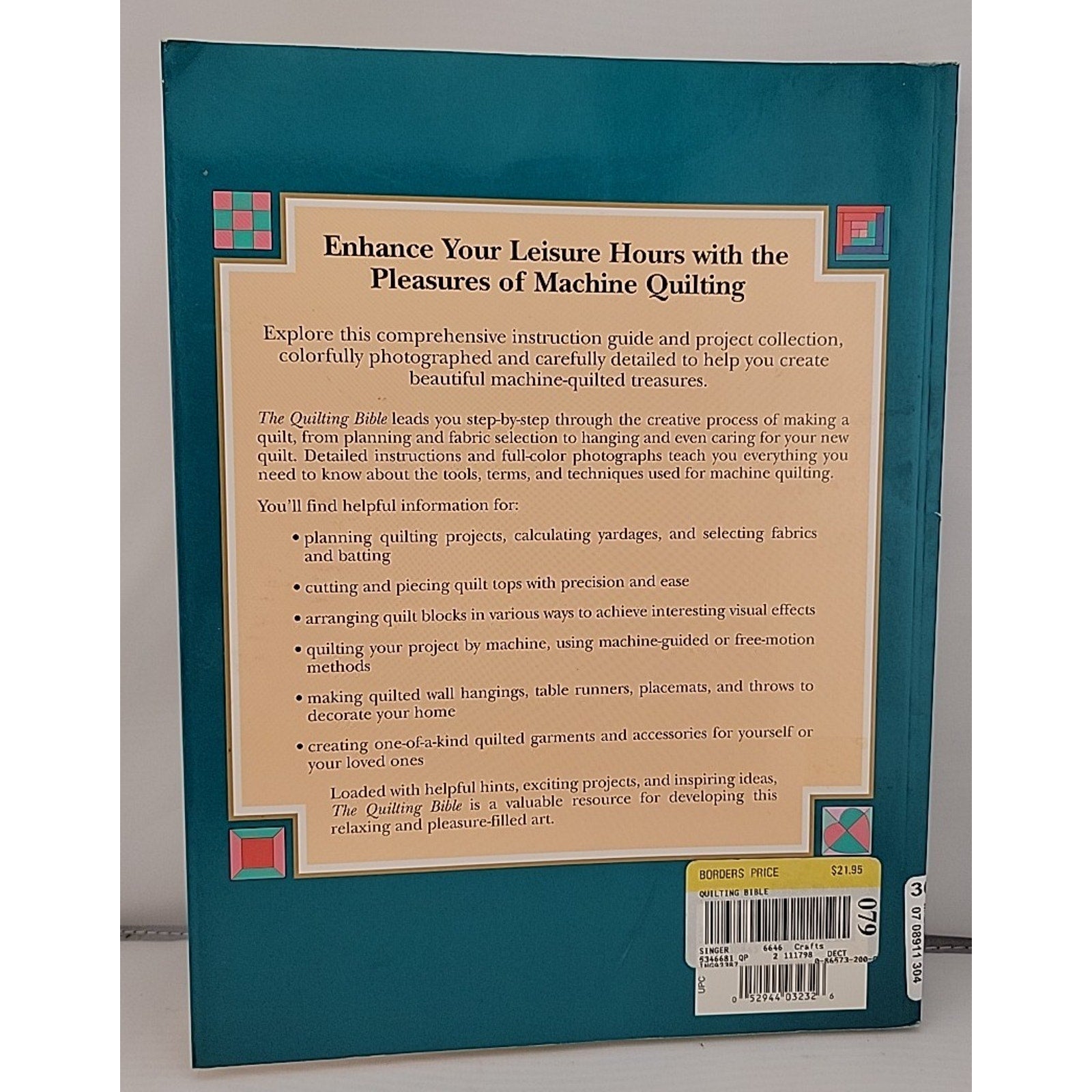 The Quilting Bible (Singer Sewing Reference Library) - Paperback