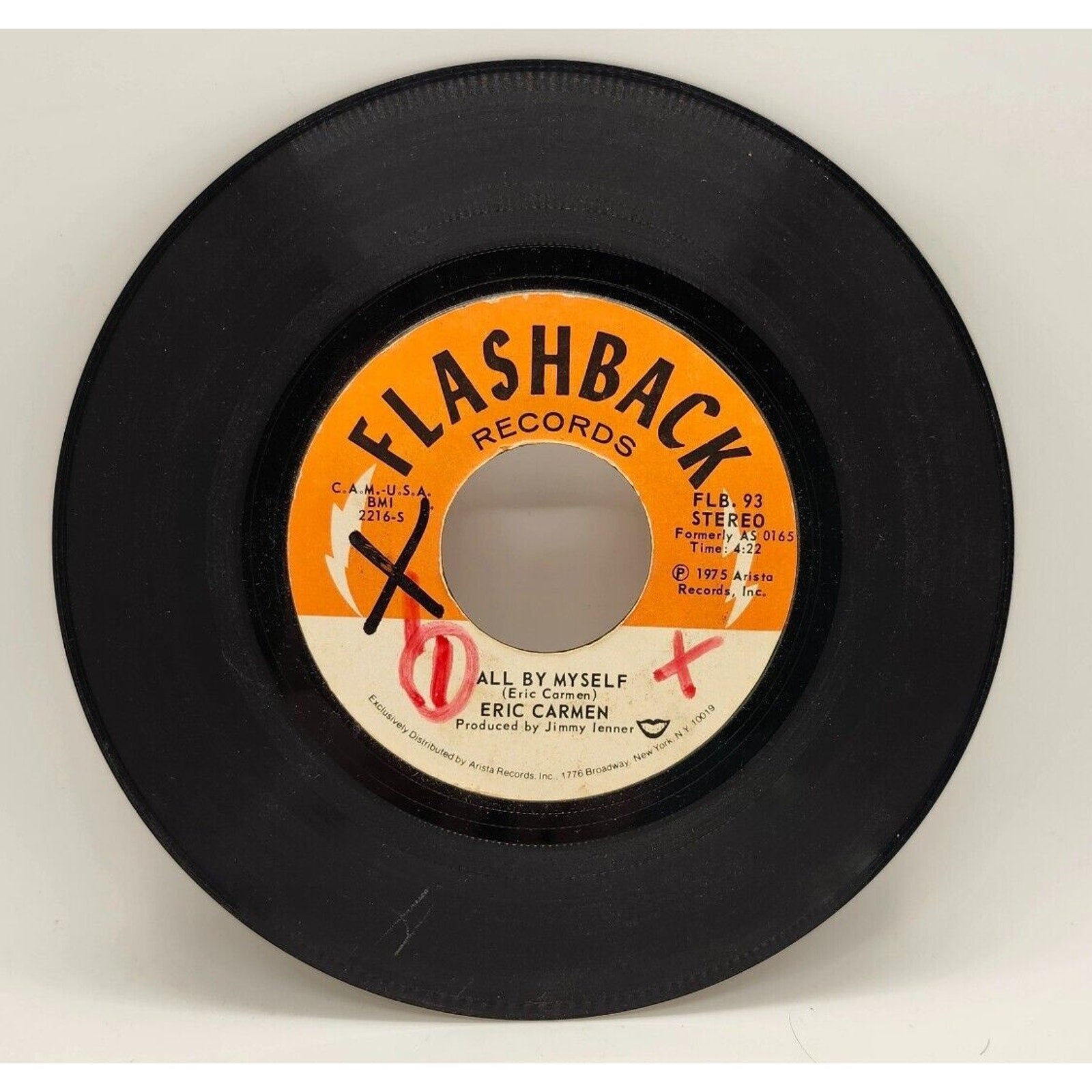 All By Myself / Never Gonna Fall In Love Again by Eric Carmen (Record) - FLB 93