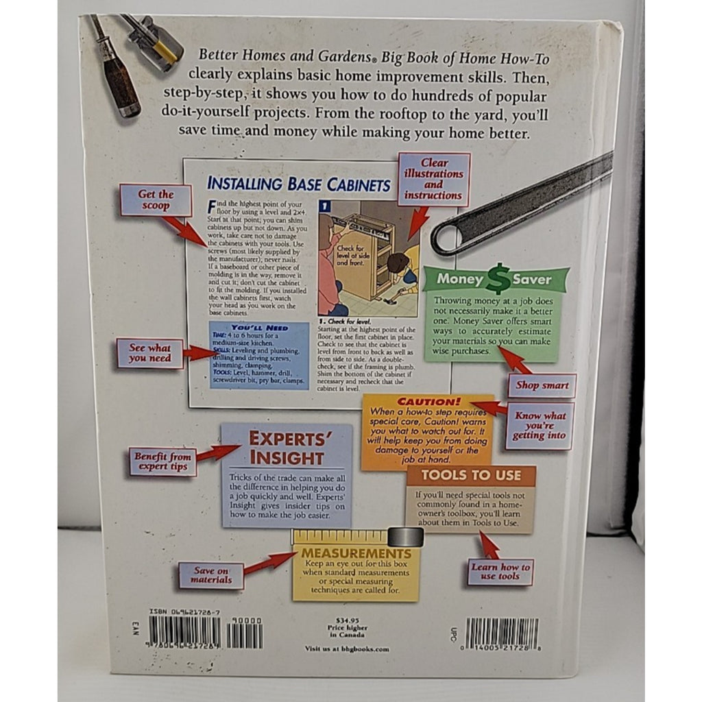 Big Book of Home How-To (Better Homes & Gardens) by Various (Hardcover)
