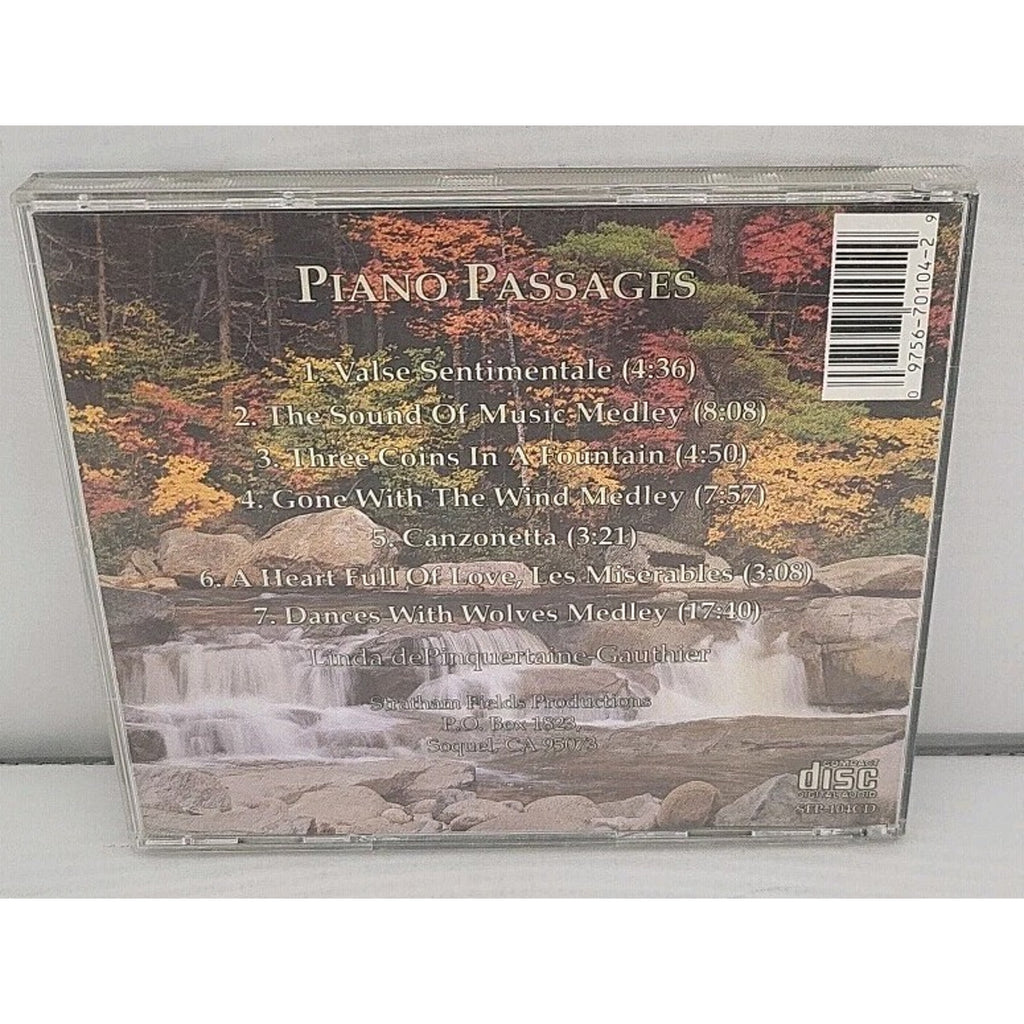 Linda dePinquertaine-Gauthier Piano Passages CD Piano Cover Tunes
