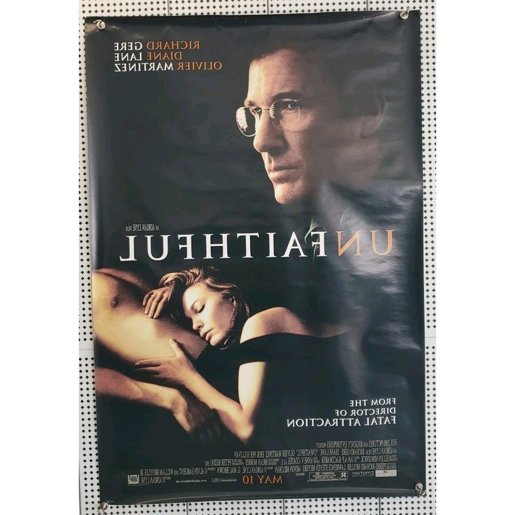 Unfaithful Movie Poster 27" x 40" 2002 Richard Gere Diane Lane Adrian Lyne