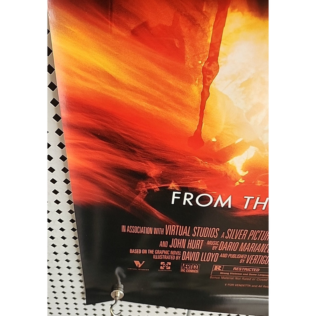 V For Vendetta DVD Release Movie Poster 27x40