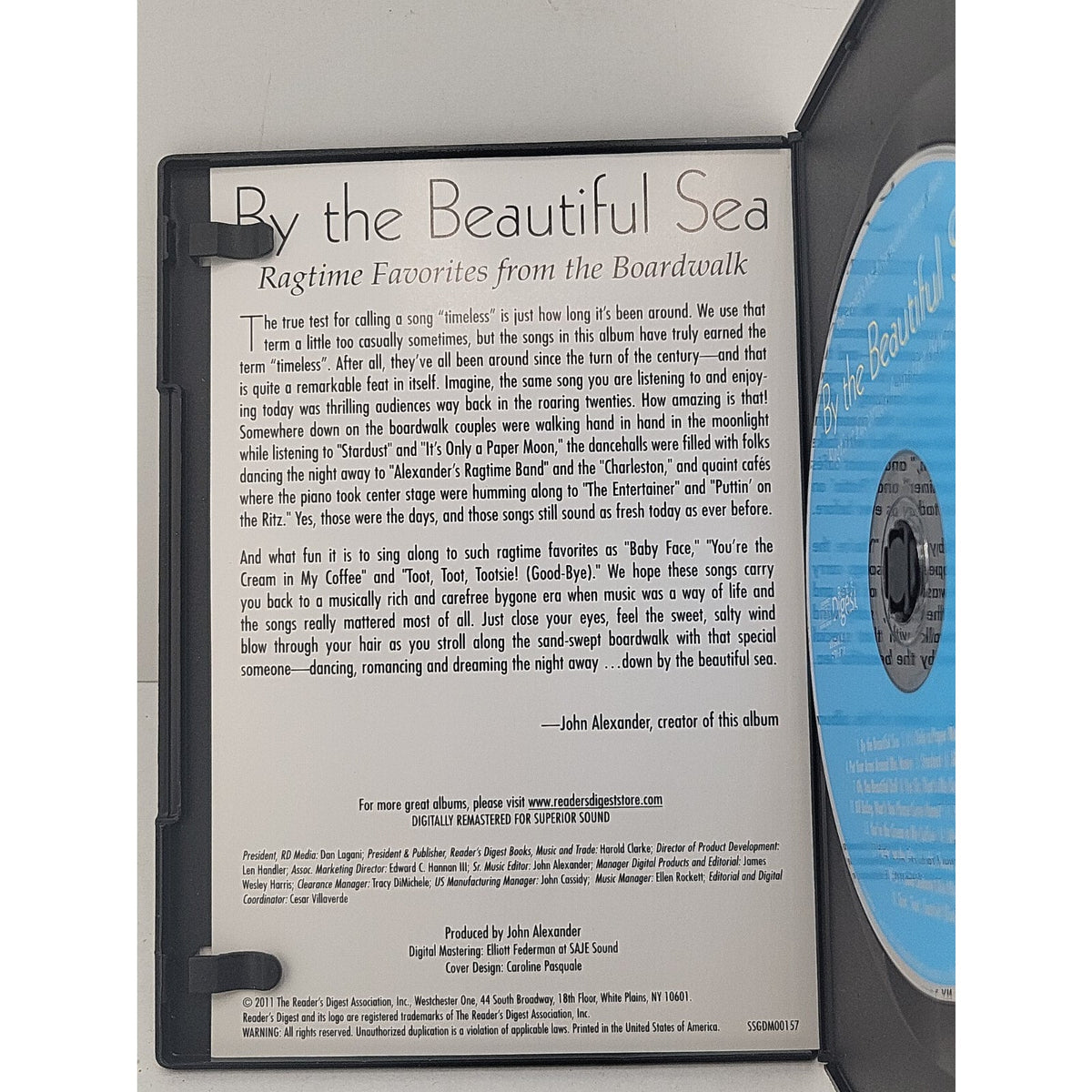 By The Beautiful Sea: Ragtime Favorites From The Boardwalk (2011 DVD)