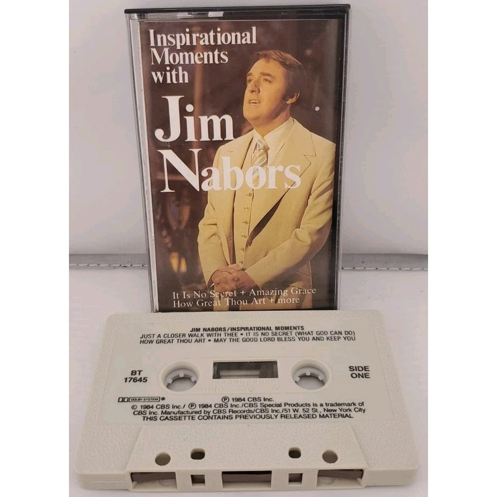 Jim Nabors "Inspirational Moments" 1984 Cassette CBS BT17645