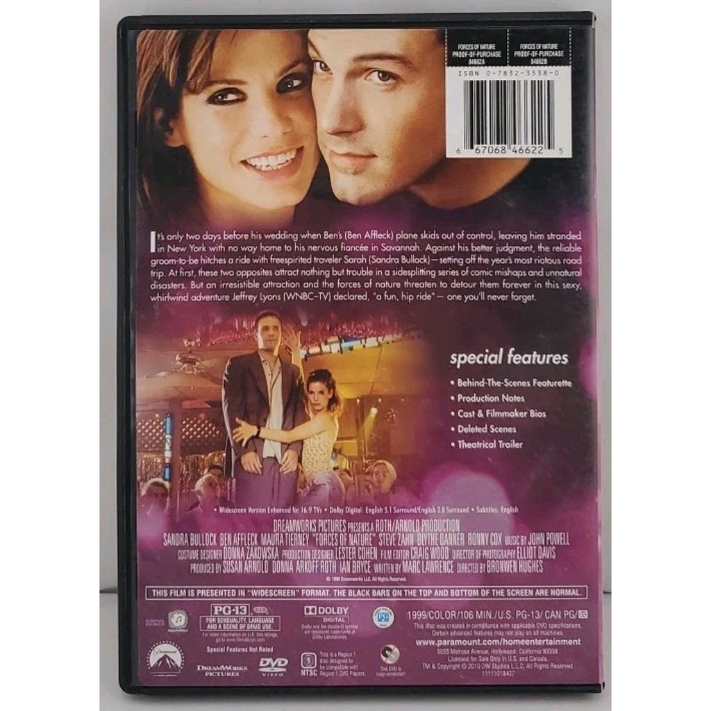 Forces of Nature (DVD, 1999)
