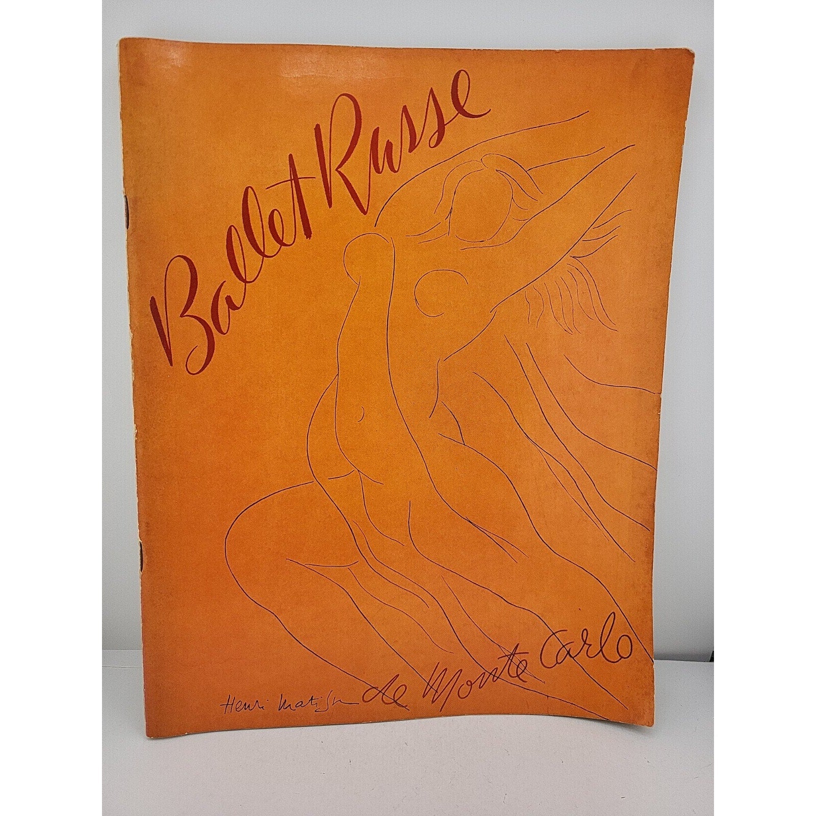 Ballet Russe de Monte Carlo 1939-1940 Season. Souvenir Program. MATISSE COVER