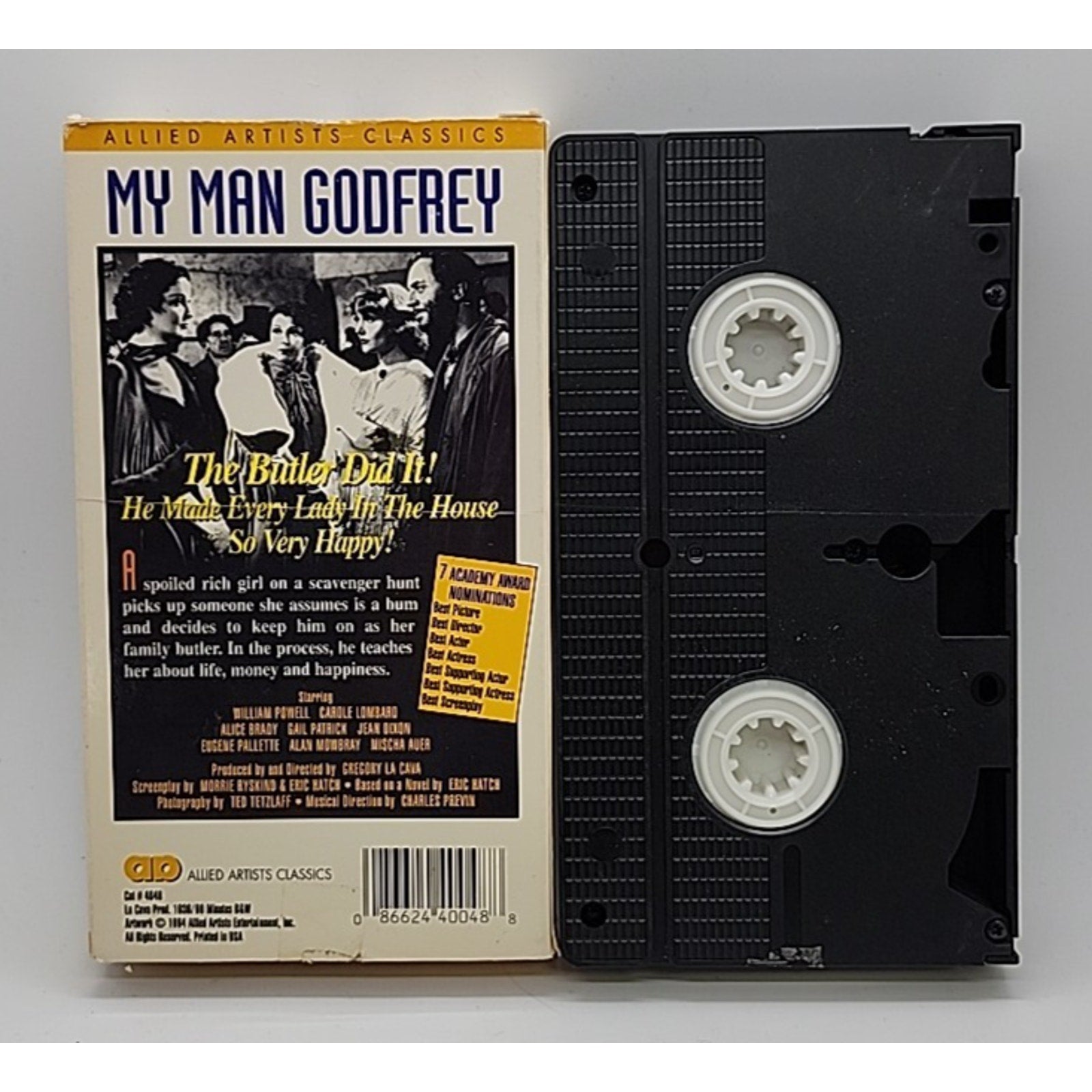 My Man Godfrey (VHS, 1994)