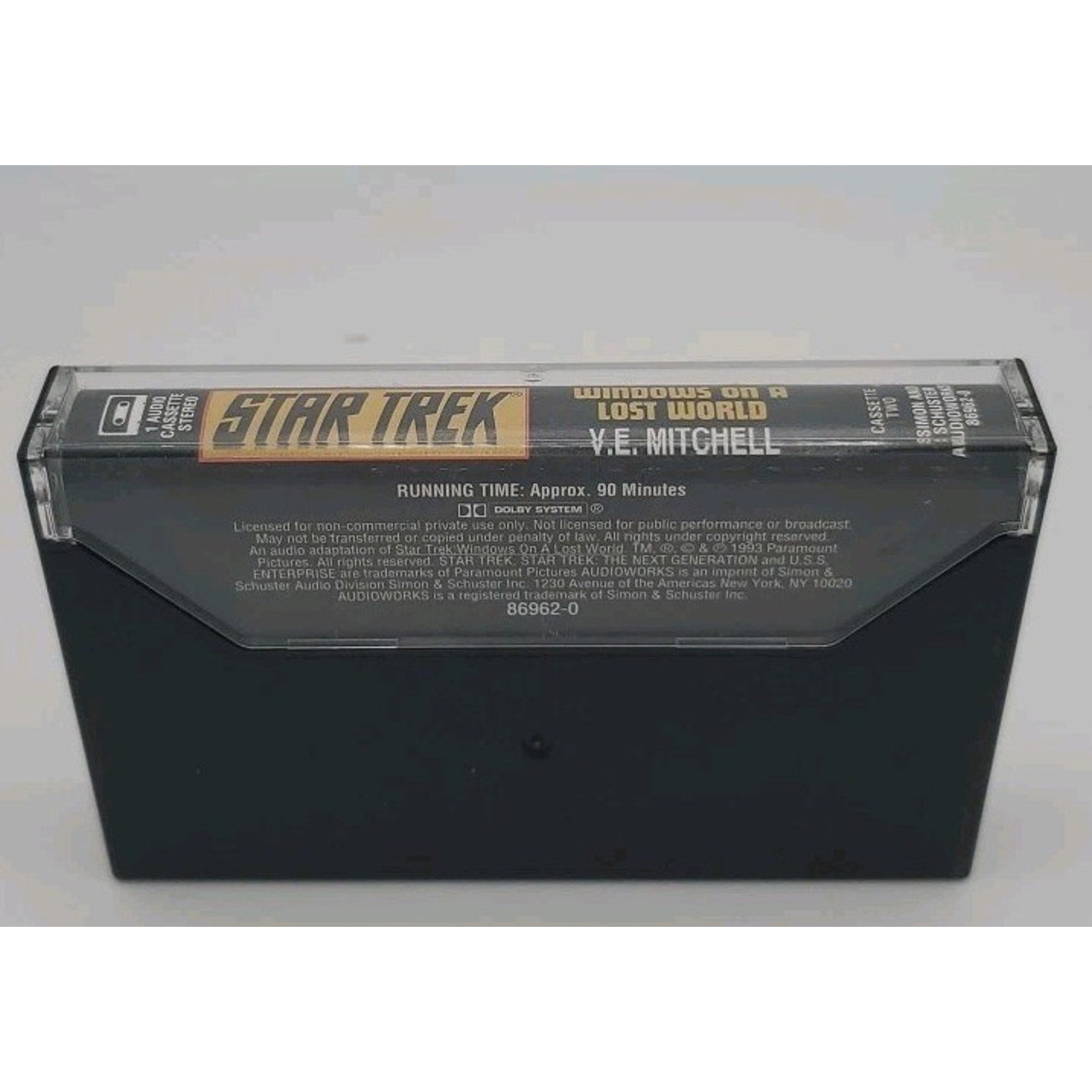 Star Trek - Windows On A Lost World - 2 Cassettes