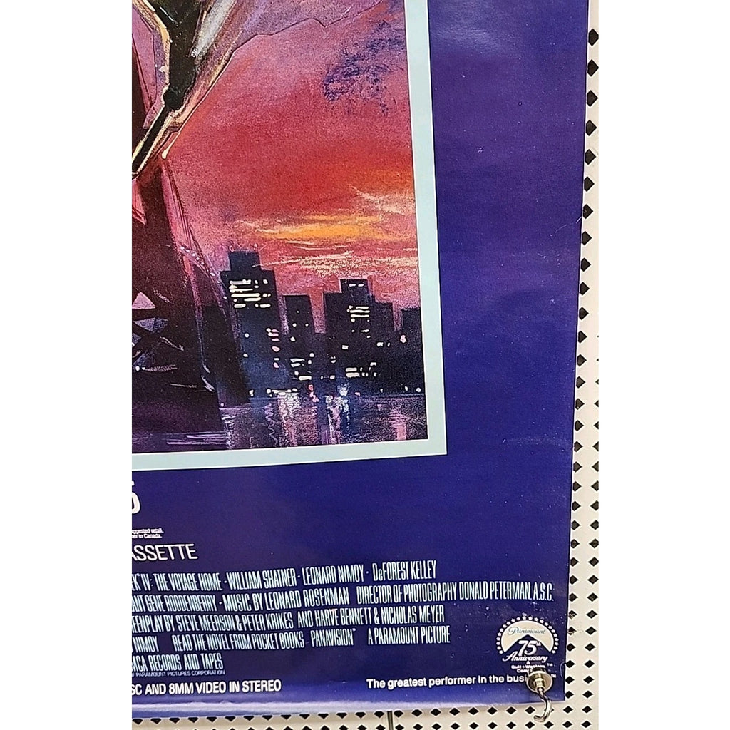 Video Store Promo Poster - Star Trek IV The Voyage Home 23X32"