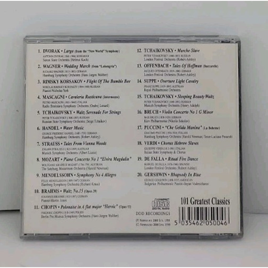101 Greatest Classics Volume 4 Classical Music CD Album