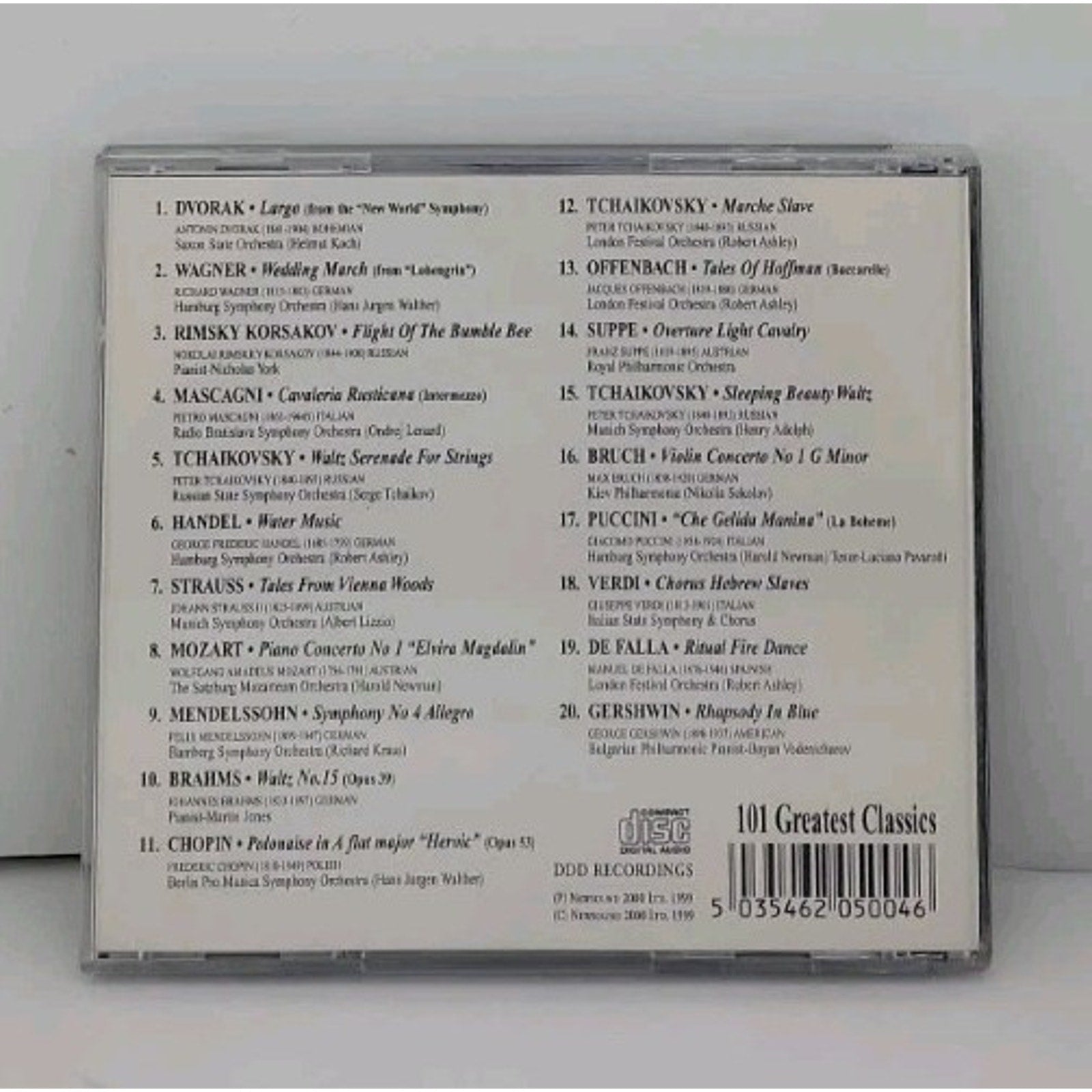 101 Greatest Classics Volume 4 Classical Music CD Album