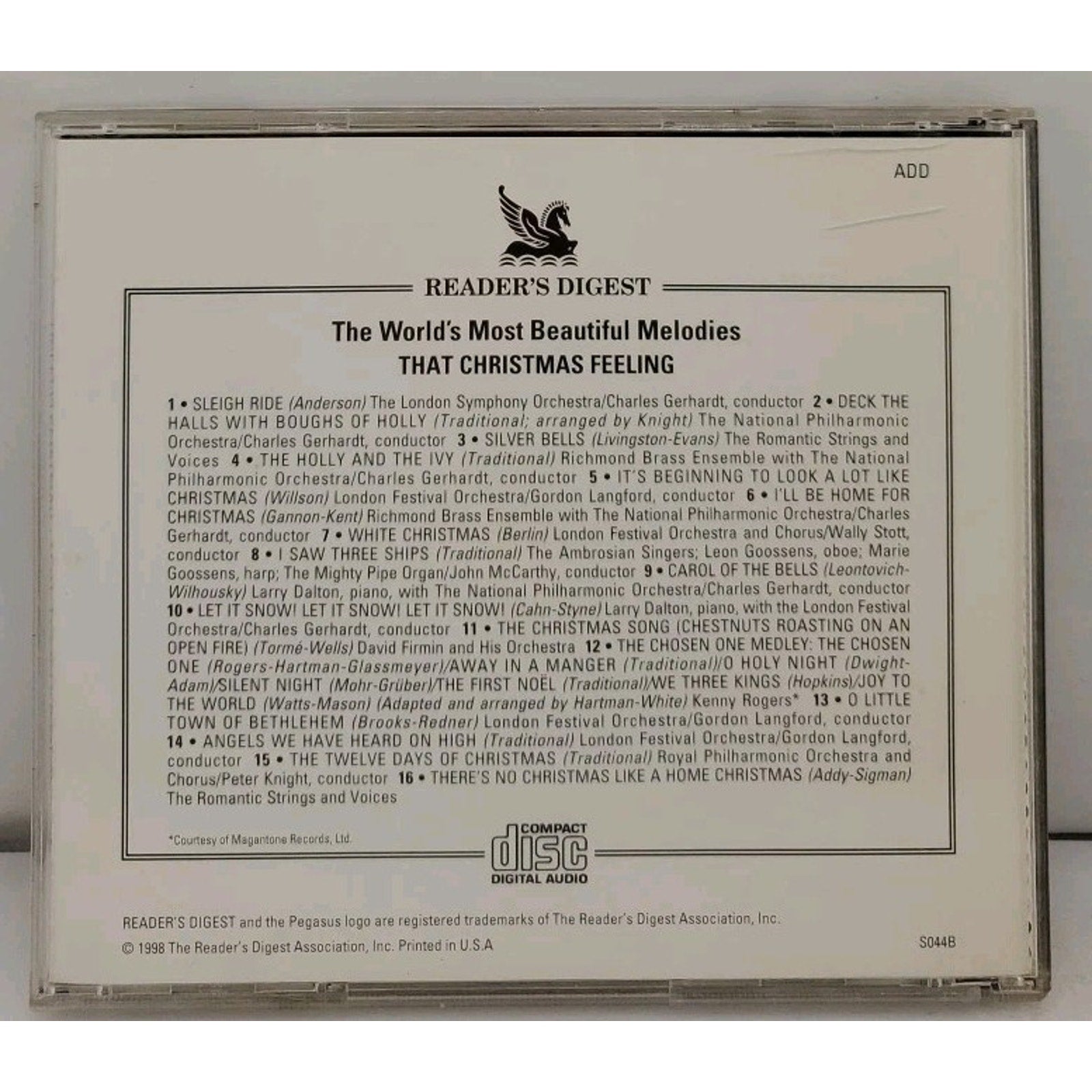 The World's Most Beautiful Melodies That Christmas Feeling (CD)