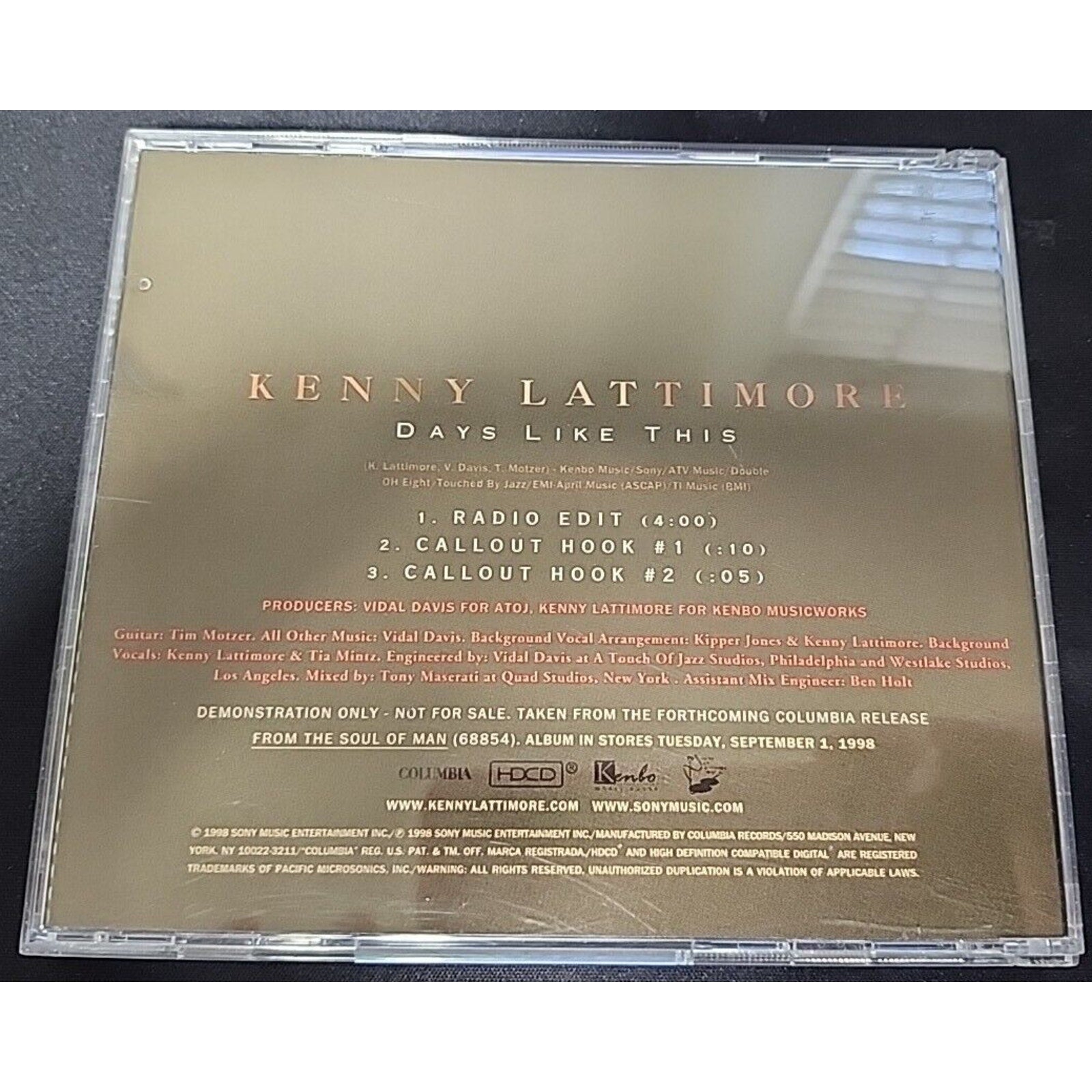 Kenny Lattimore Days Like This (CD)