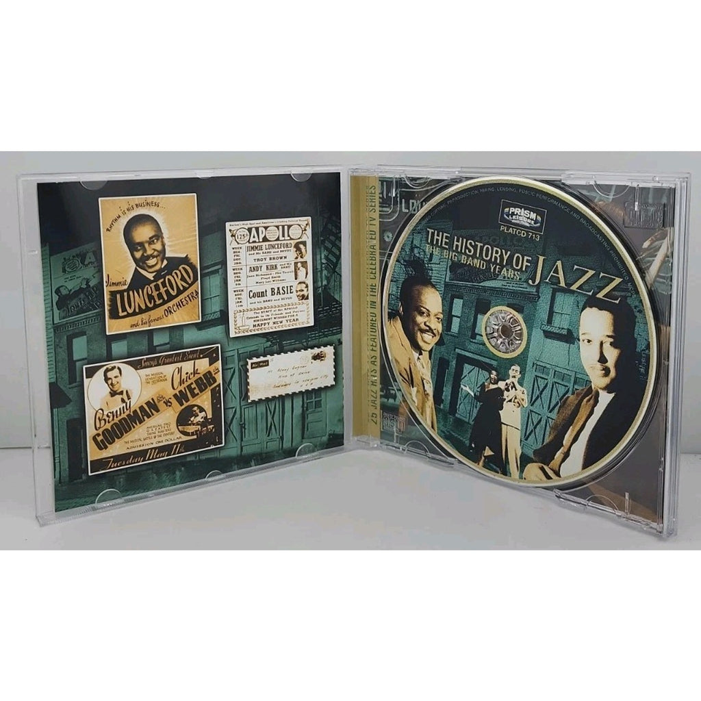 The History of Jazz: The Big Band Years by Various Artists (CD, Dec-2001, Prism)