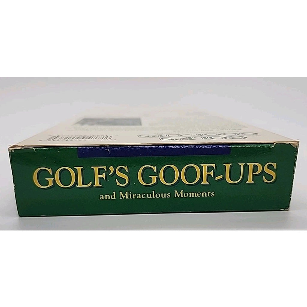 Golfs Goof-Ups and Miraculous Moments (VHS, 1993)