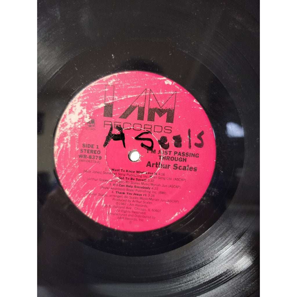Arthur Scales - I'm Just Passing Through (Vinyl)