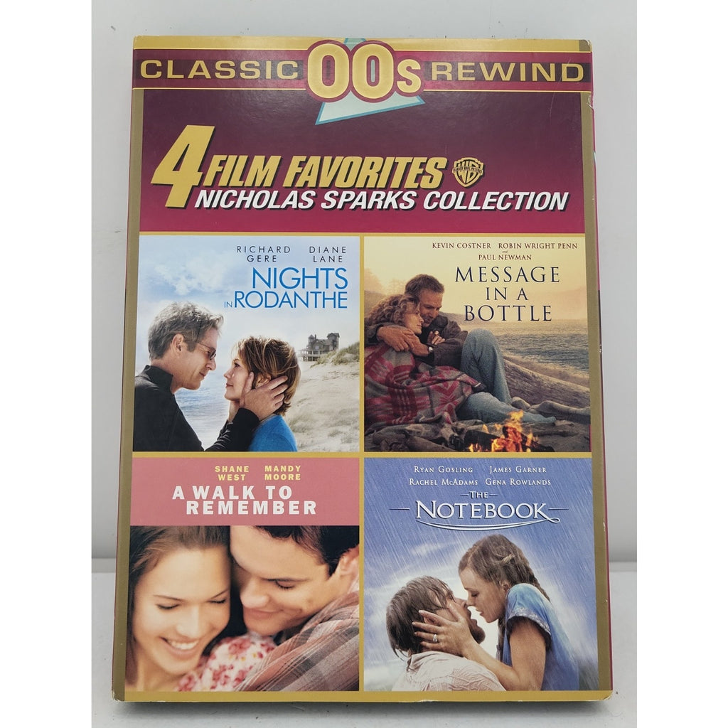 4 Film Favorites: Nicholas Sparks Romances (DVD) *Brand New*